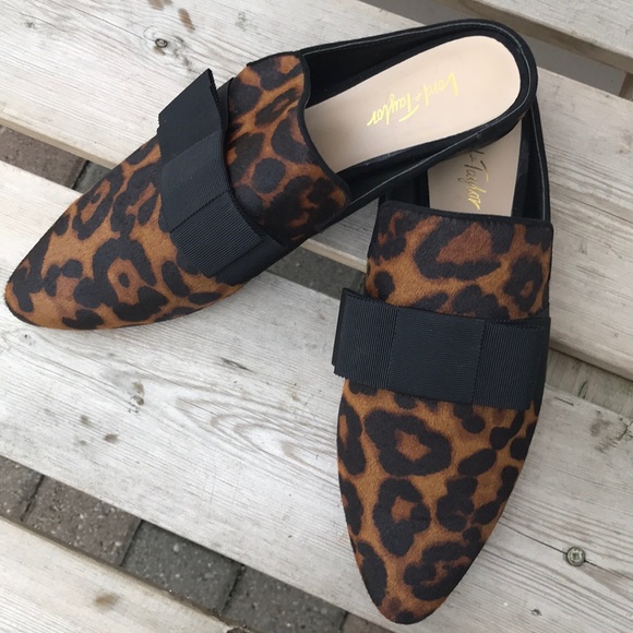 NWOT Lord & Taylor Leopard Print Mules - Picture 10 of 10